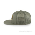 Chapeau Snapback brodé 3D personnalisé en gros